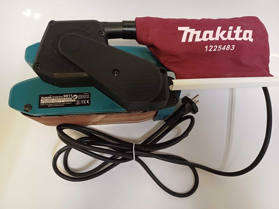 MAKITA 9911 szlifierka taśmowa mocna regulacja obrotów oryginal worek
