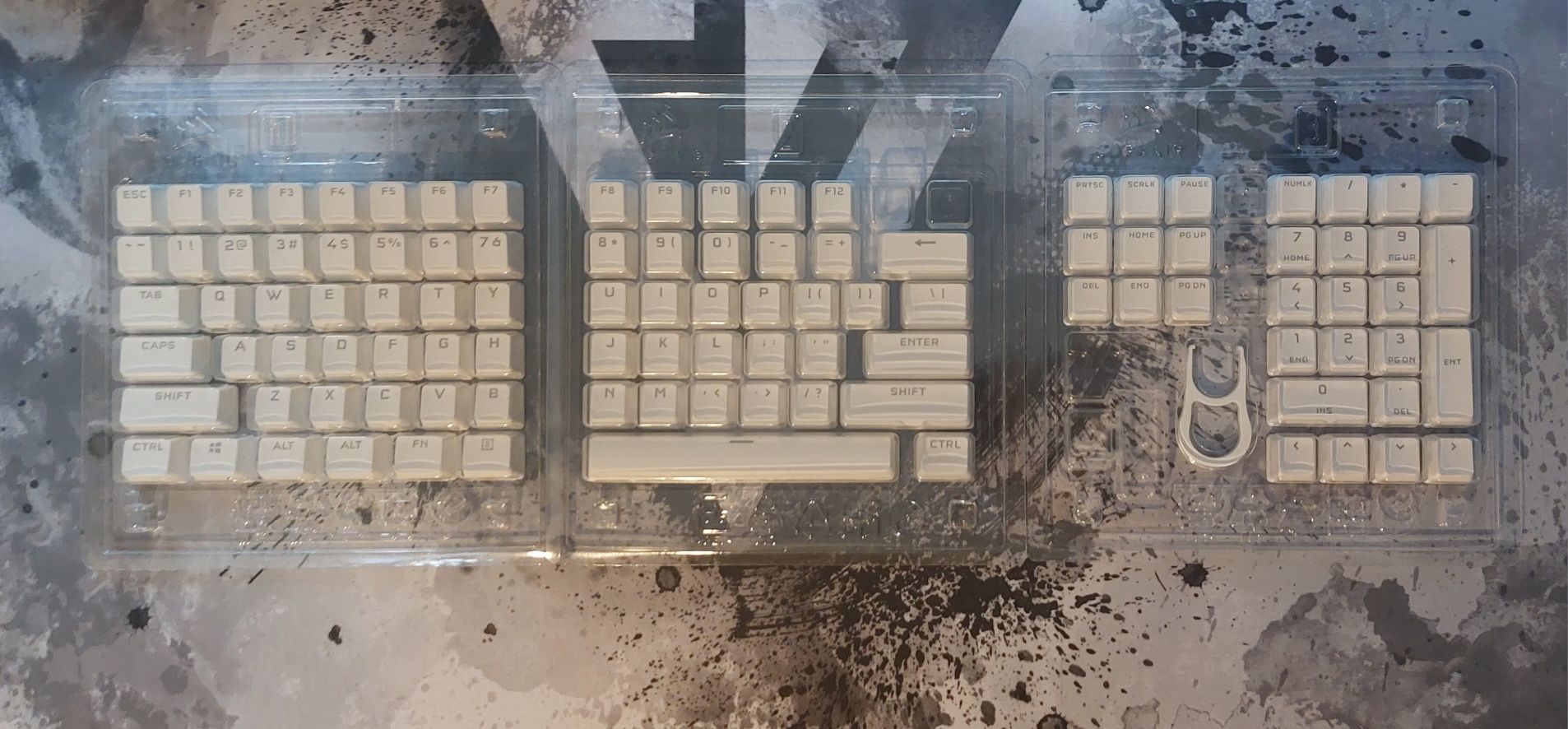 Keycapy Corsair PBT Double-Shot Pro Białe