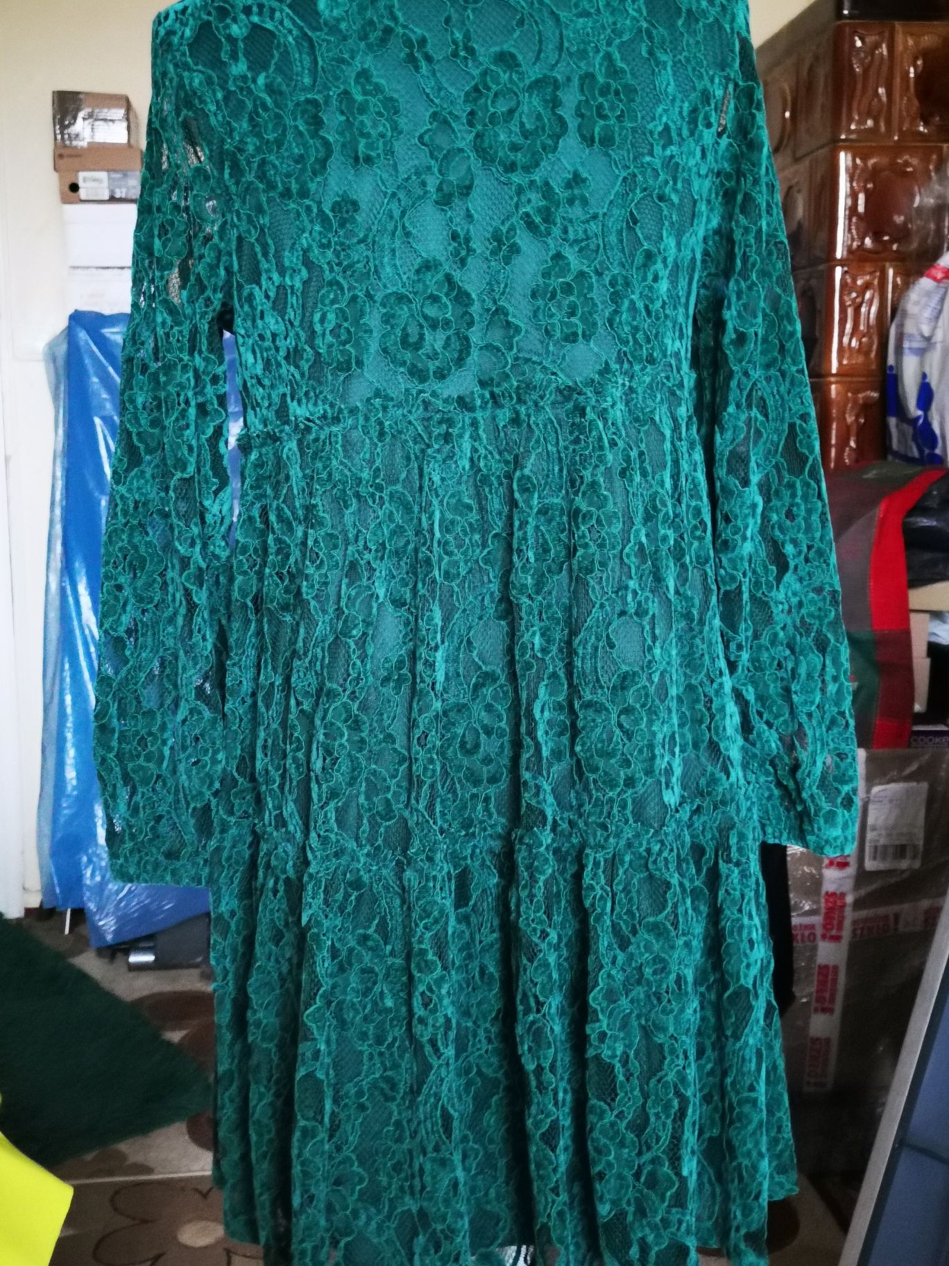 Zielona sukienka mini Reserved M