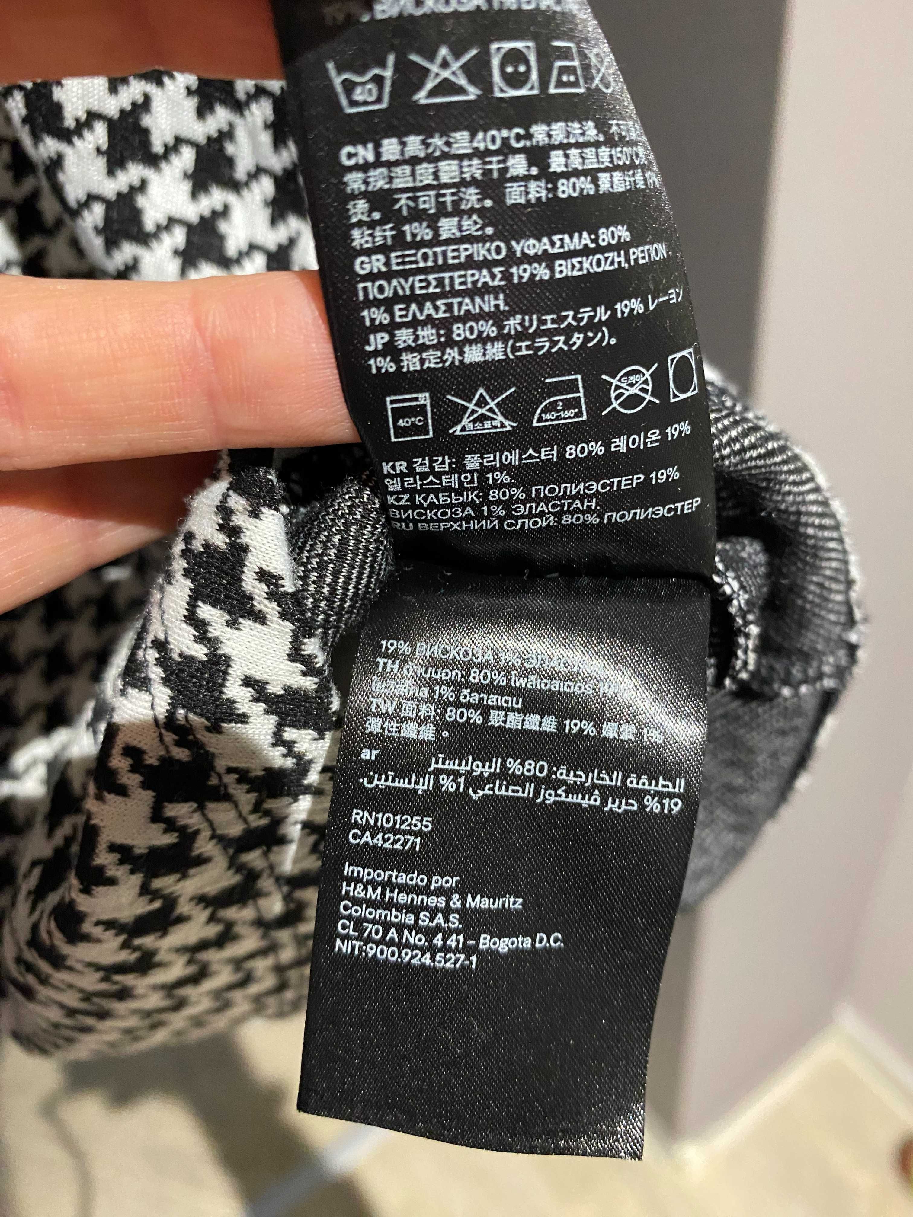 H&M sukienka dziewczęca w pepitkę 134/140cm 8-10 lat