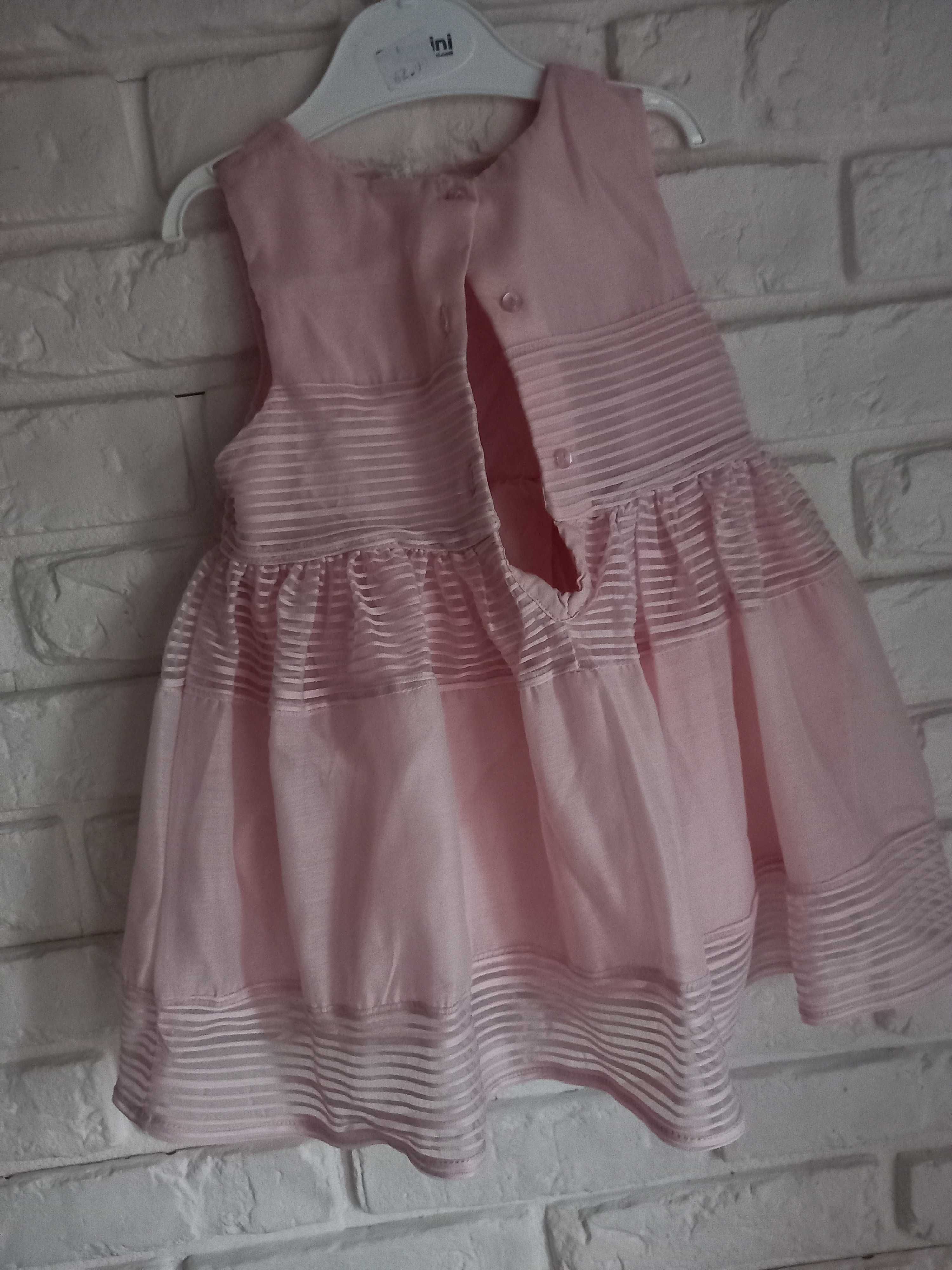 Sukienka różowa H&M r. 80