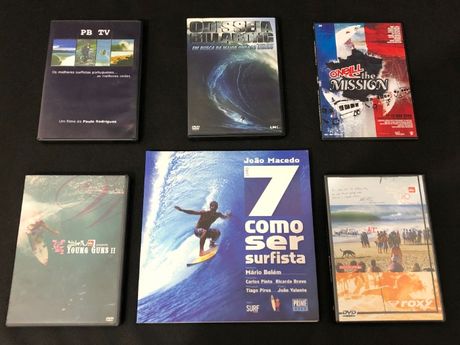 Dvd's de Surf + Livro