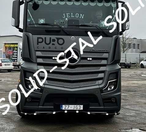 Orurowanie POD ZDERZAK z oświetleniem led Mercedes Actros Mp5 / Mp4