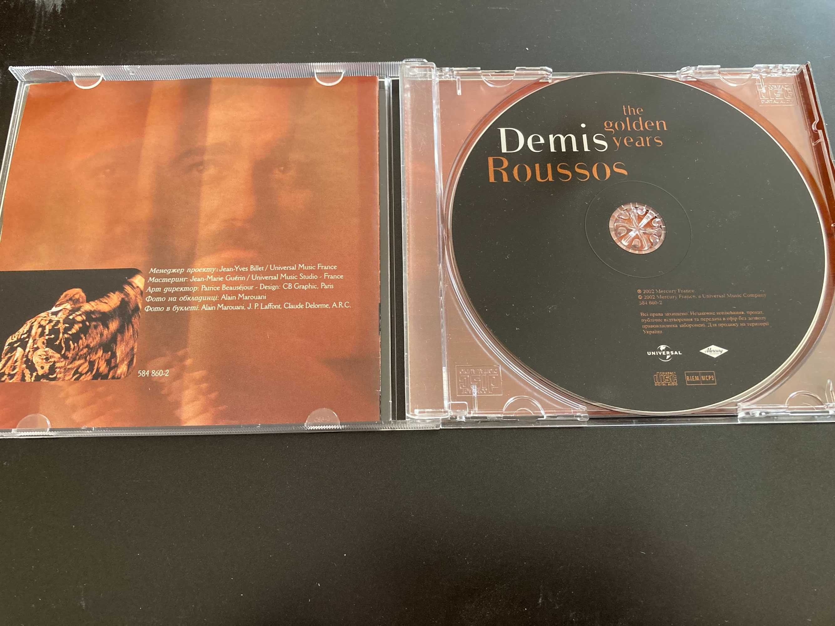 Demis Roussos The Golden Years Audio CD