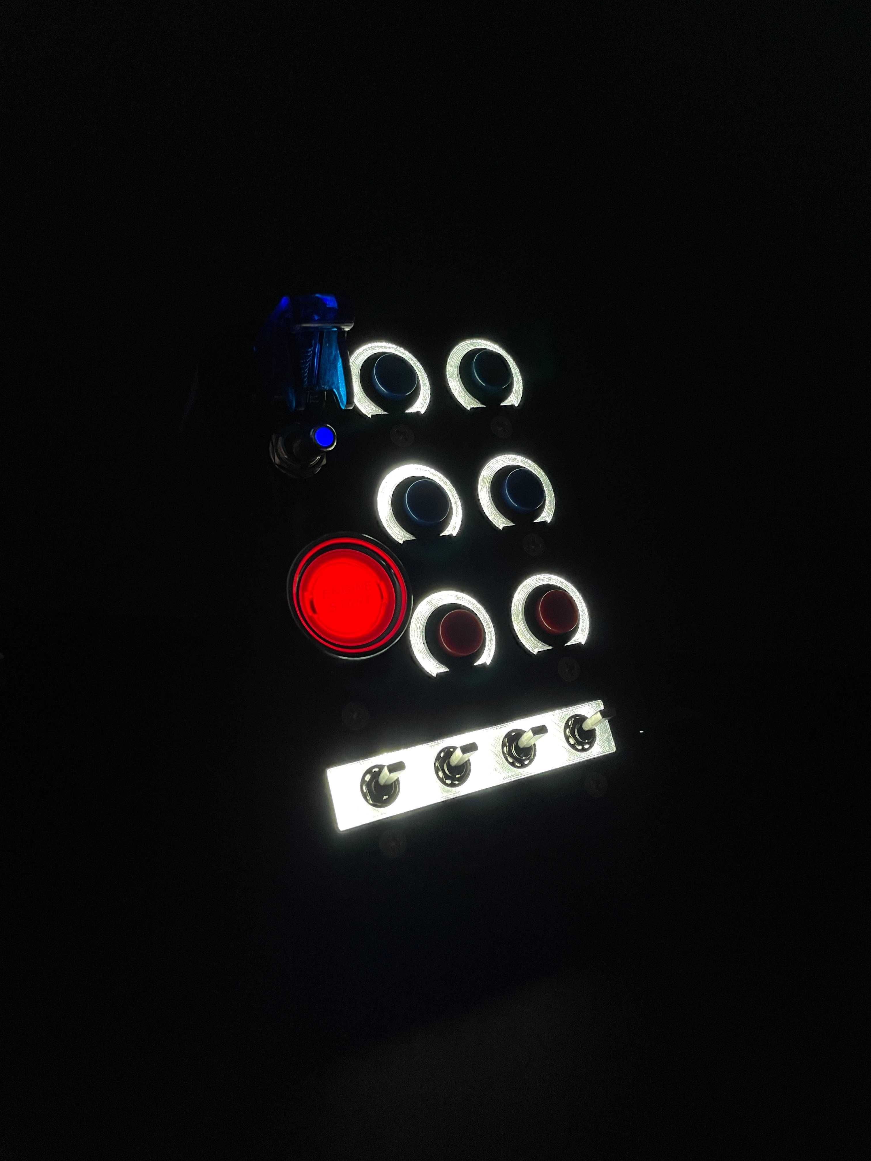 Button Box start / stop dźwignia guziki panel ETS2 ATS symulator