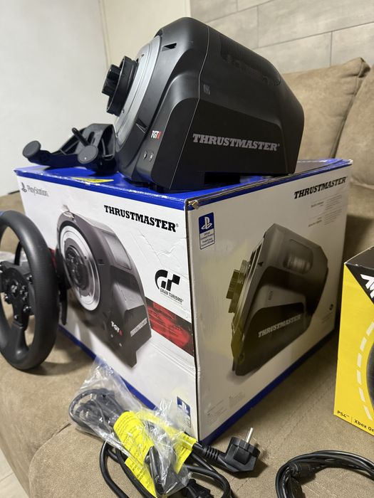 Thrustmaster TGT2+Pedais T-LCM load cell+Open whell+volante GT