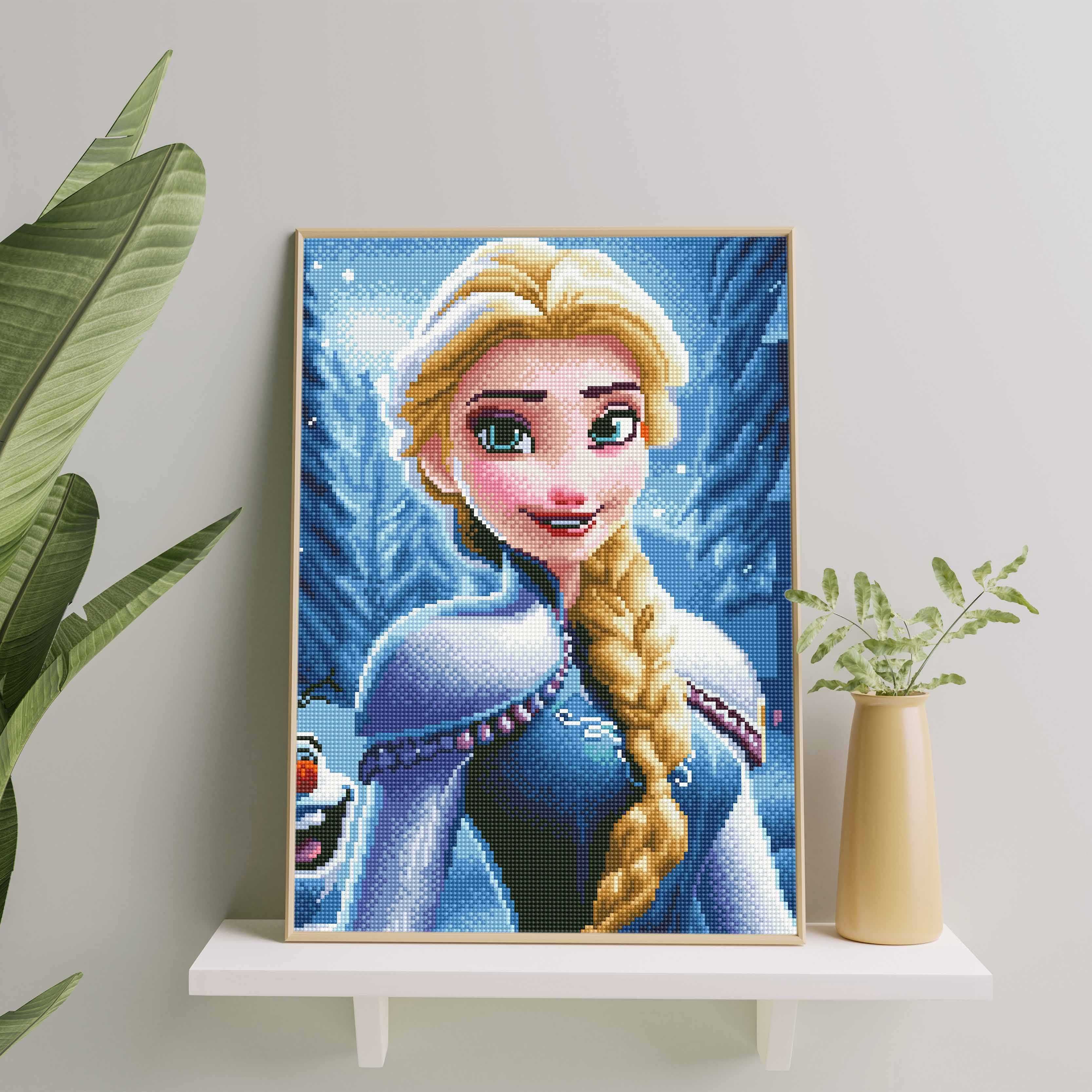 Haft Diamentowy Diamond Painting Mozaika - Elsa frozen / Oh Art