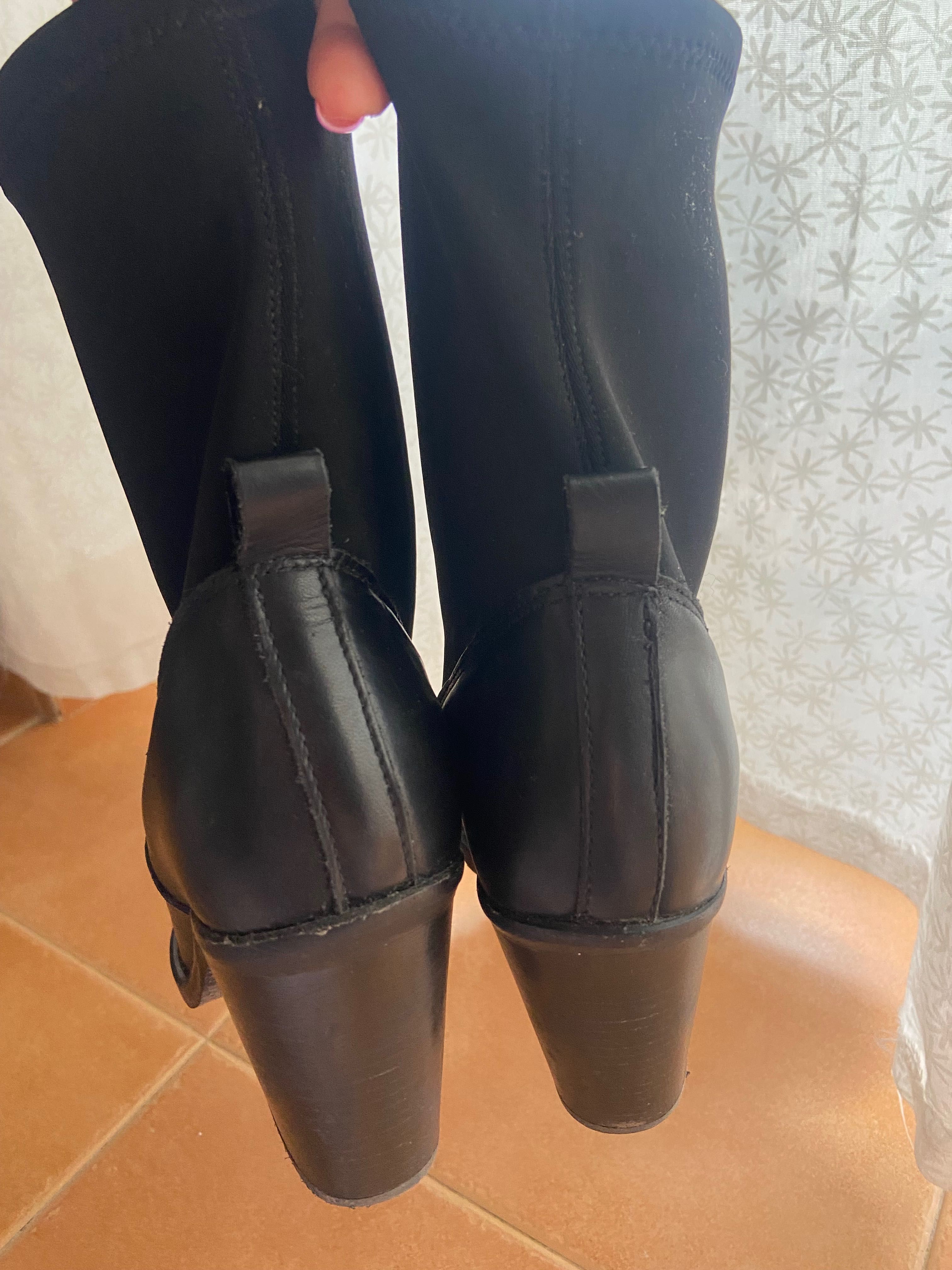 Botas preta Mango