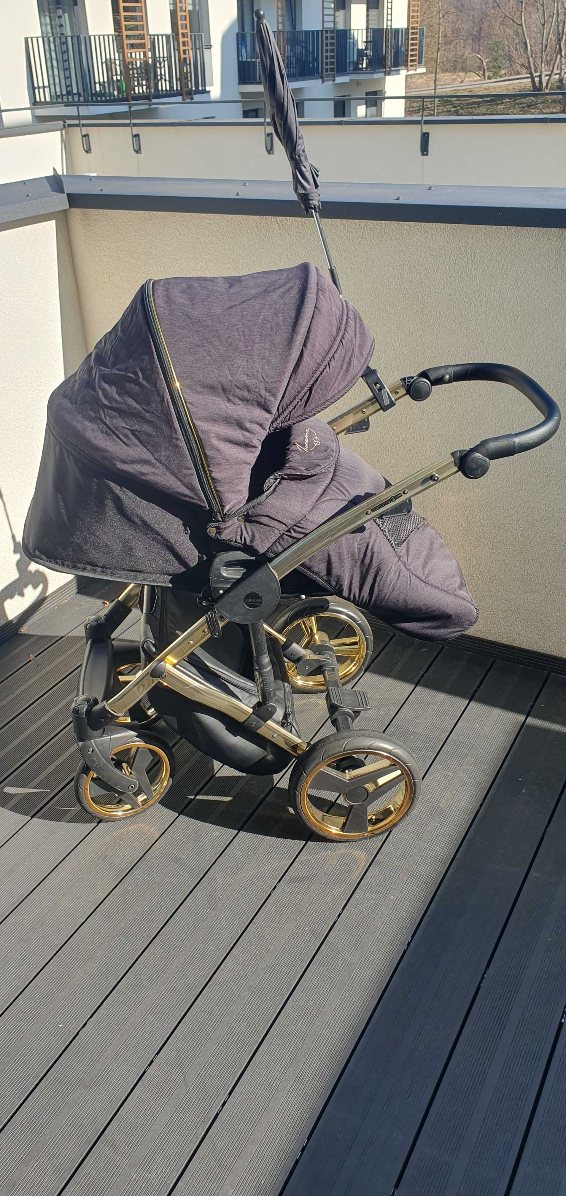Wózek Junama Diamond Sline 4w1 plus baza