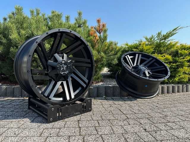 FELGI ER882 do Jeep Wrangler JK Wklęsłe 20x10 ET-24 Mega Wklęsłe Black