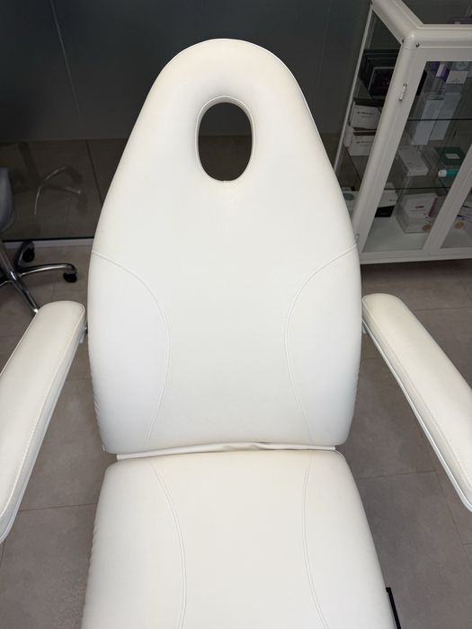 Fotel kosmetyczny elektryczny biały Sillion SUPER stan!!!