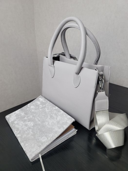 Сумка женская с ручками серая