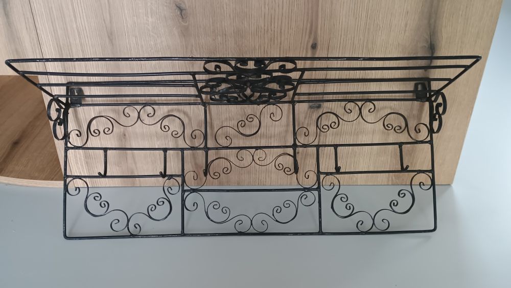 Wieszak metalowy w stylu Vintage