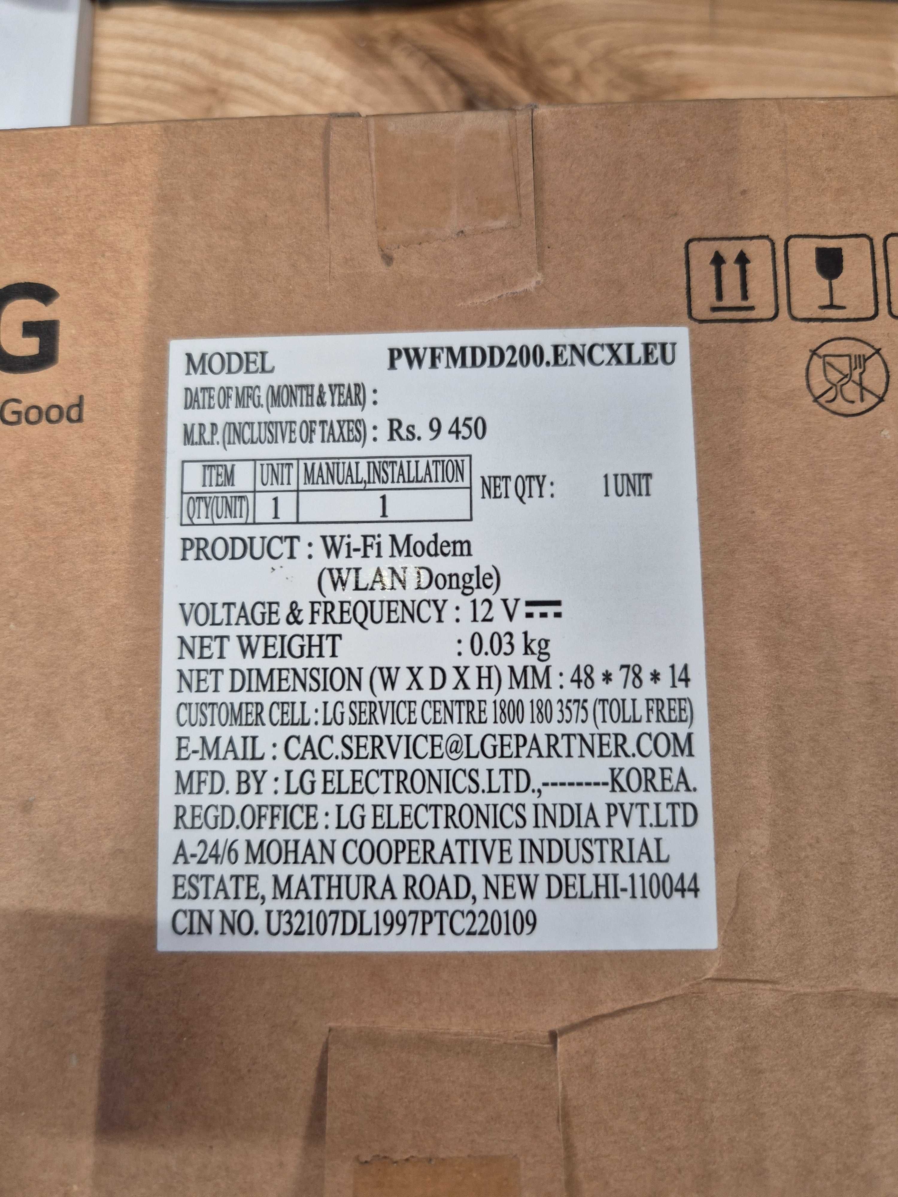 MODEM PWFMDD200.ENCXLEU nowy na sprzedaż