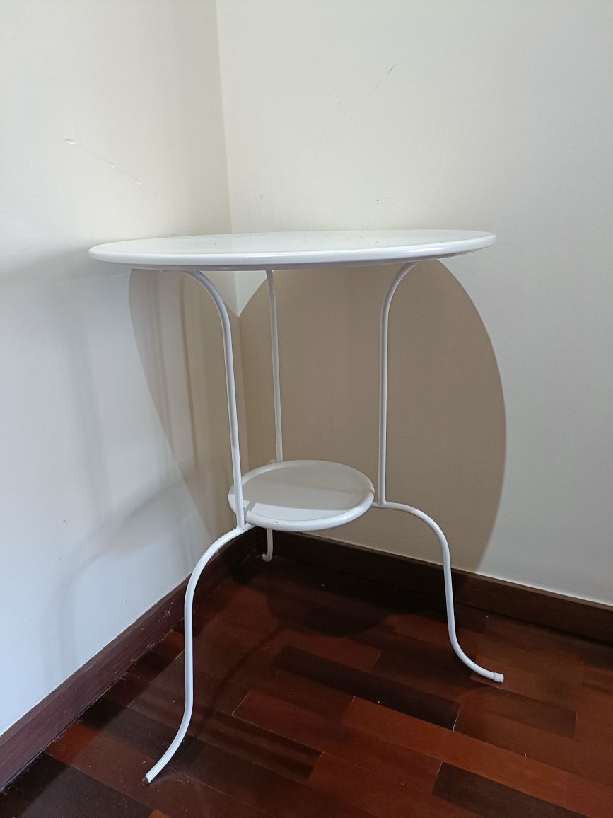 2 Mesas decorativas metal