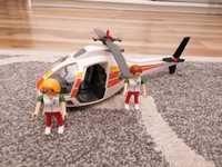 Playmobil zestaw helikopter ratunkowy pogotowie figurki