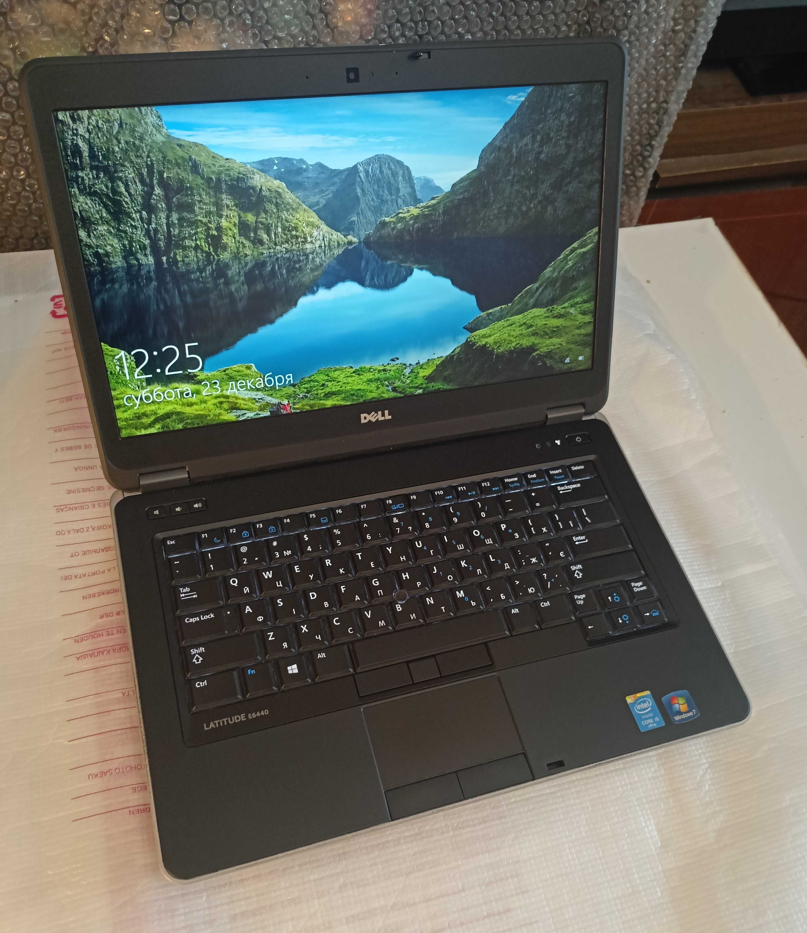 Ноутбук Dell E6440 FHD IPS, Core i5, 12 Гб, нов. SSD 256 Гб, нов.батар