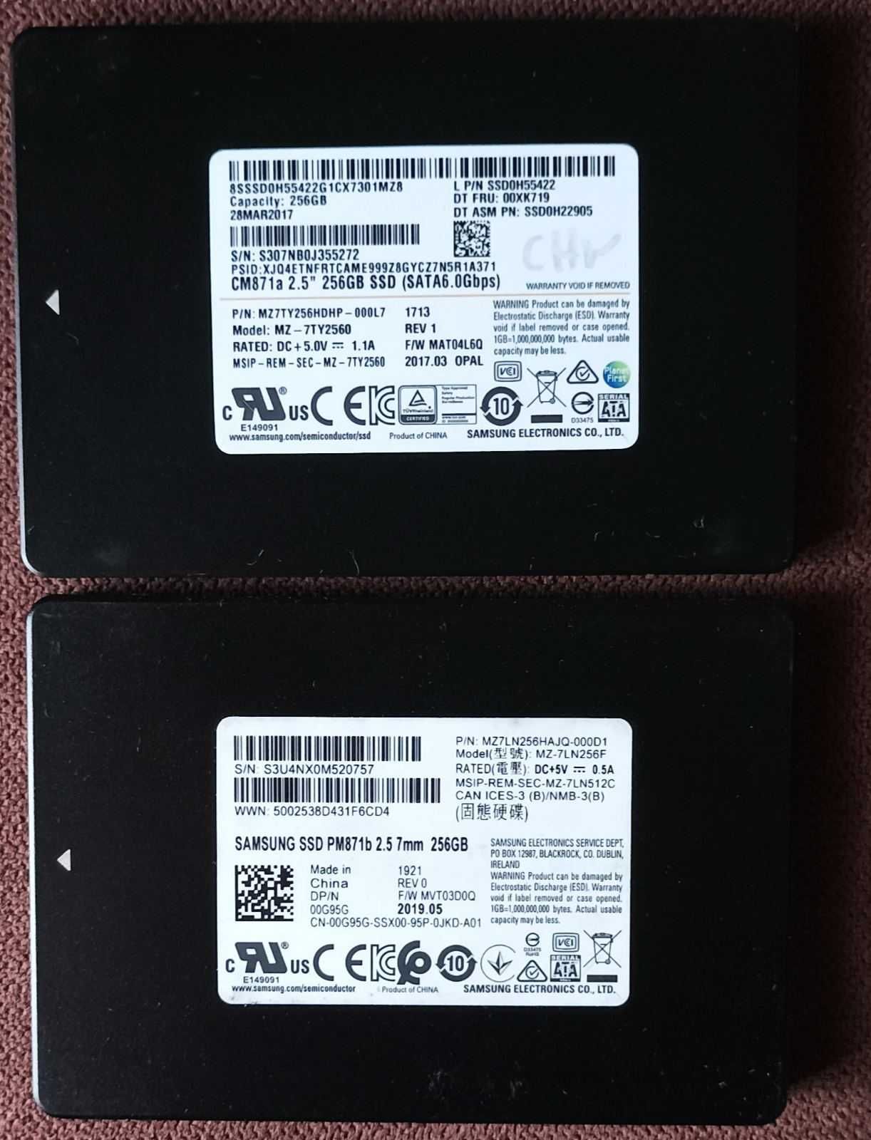 2.5/M2 SSD  (128-192-256-512-800-1000GB)