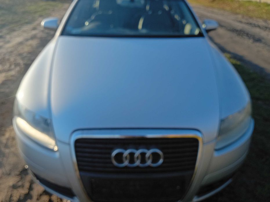 Audi A6 C6 maska srebrna LY7W