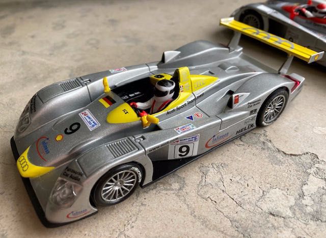 Slot cars, Pista SCX Scalextric carros de "Le Mans" 2000