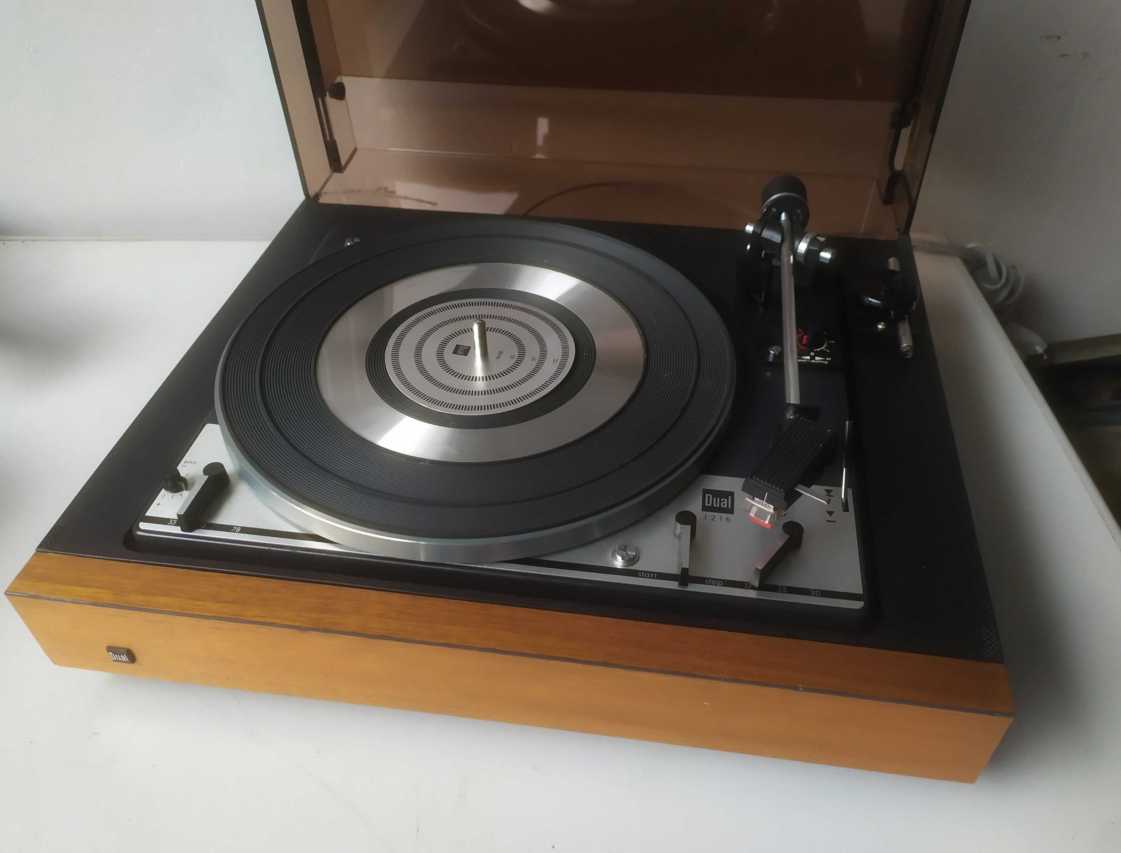 dual 1216 cs 22 gramofon + instrukcja vintage