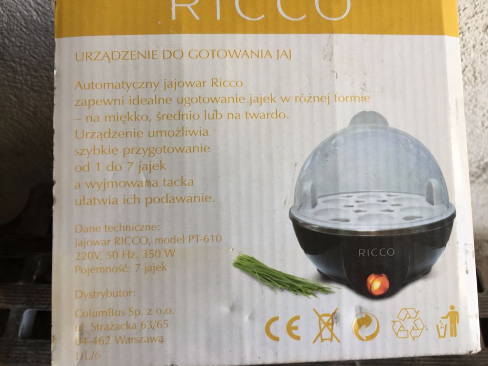 Jajowar RICCO PT-610