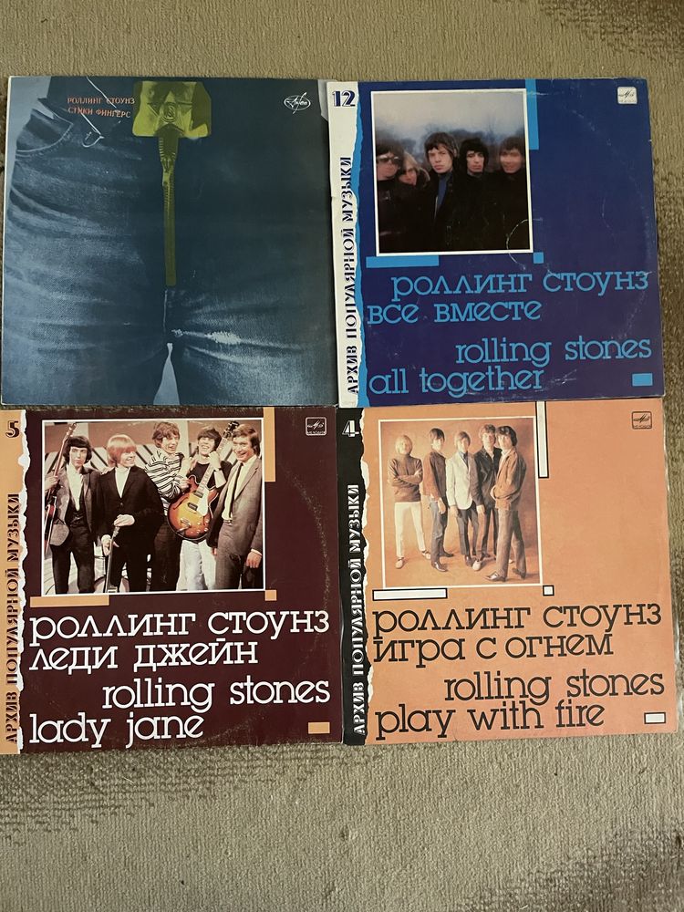 Виниловые пластинки The Rolling Stones, Queen