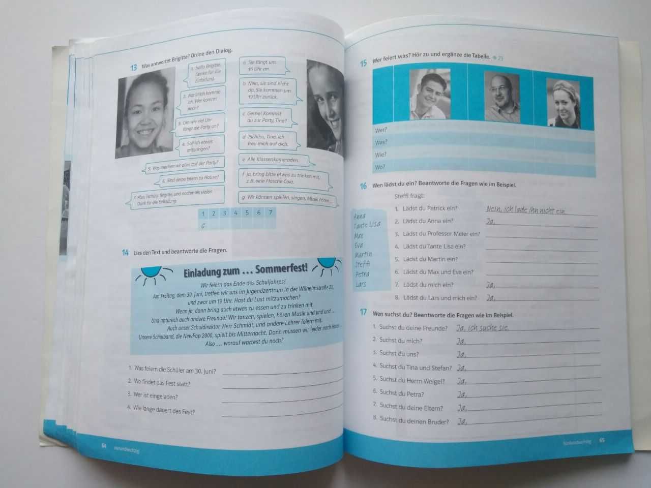 Німецька мова. Menschen B1.1. Kursbuch; Parallelen 7. Надія Басай.