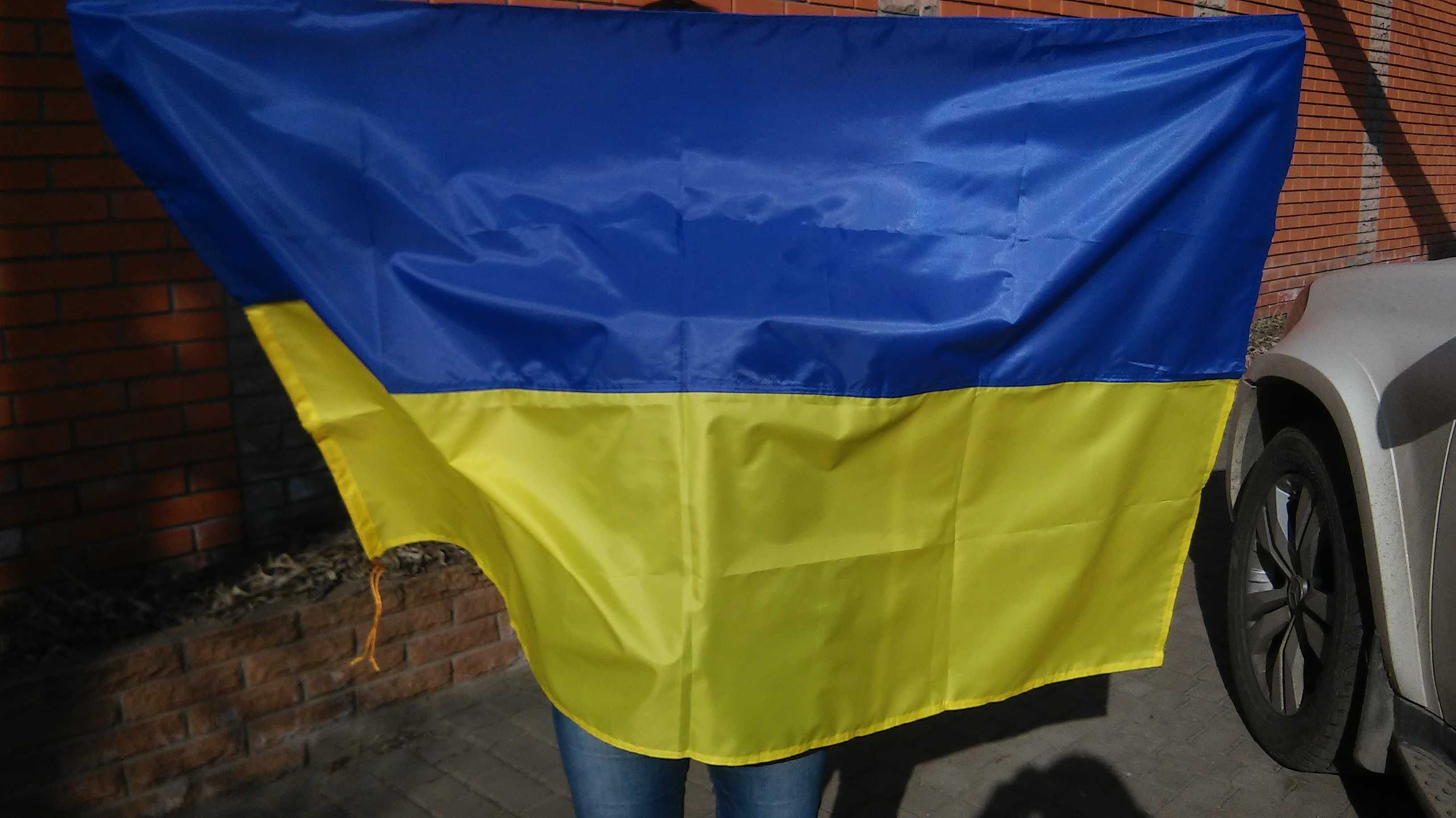 Прапор України посилений розмір 1000х1500мм