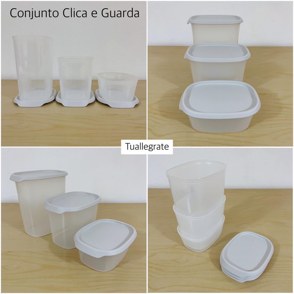 Conjunto Clica e Guarda - Tupperware