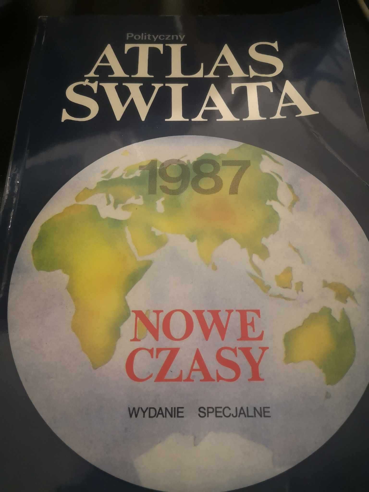 Polityczny atlas świata z 1987 roku Nowe czasy wydanie specjalne