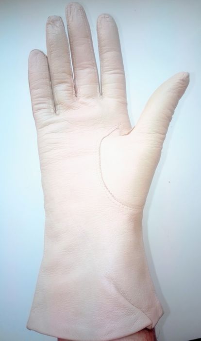 Luvas de senhora em pele vintage