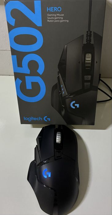 Rato Gaming Logitech G502 HERO – 16.000 DPI, RGB, Pesos Ajustáveis