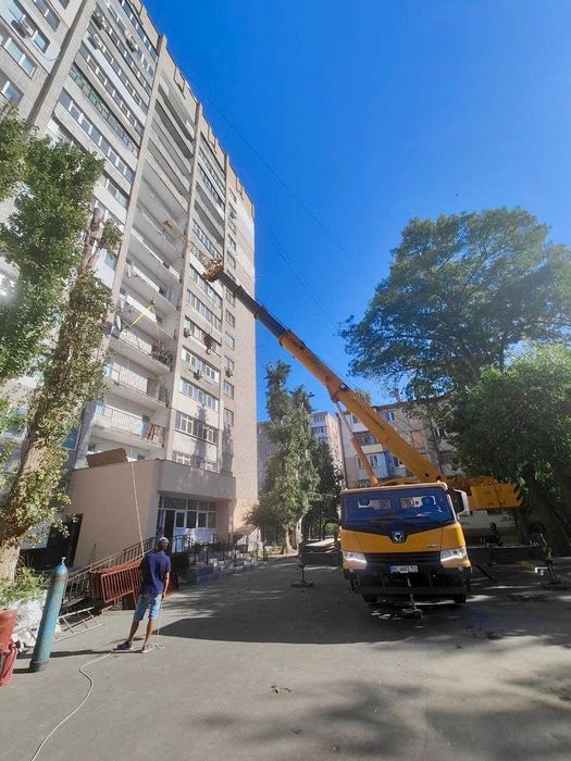 Услуги автокрана 14-50т, автовышка с НДС, аренда кранов в Николаеве