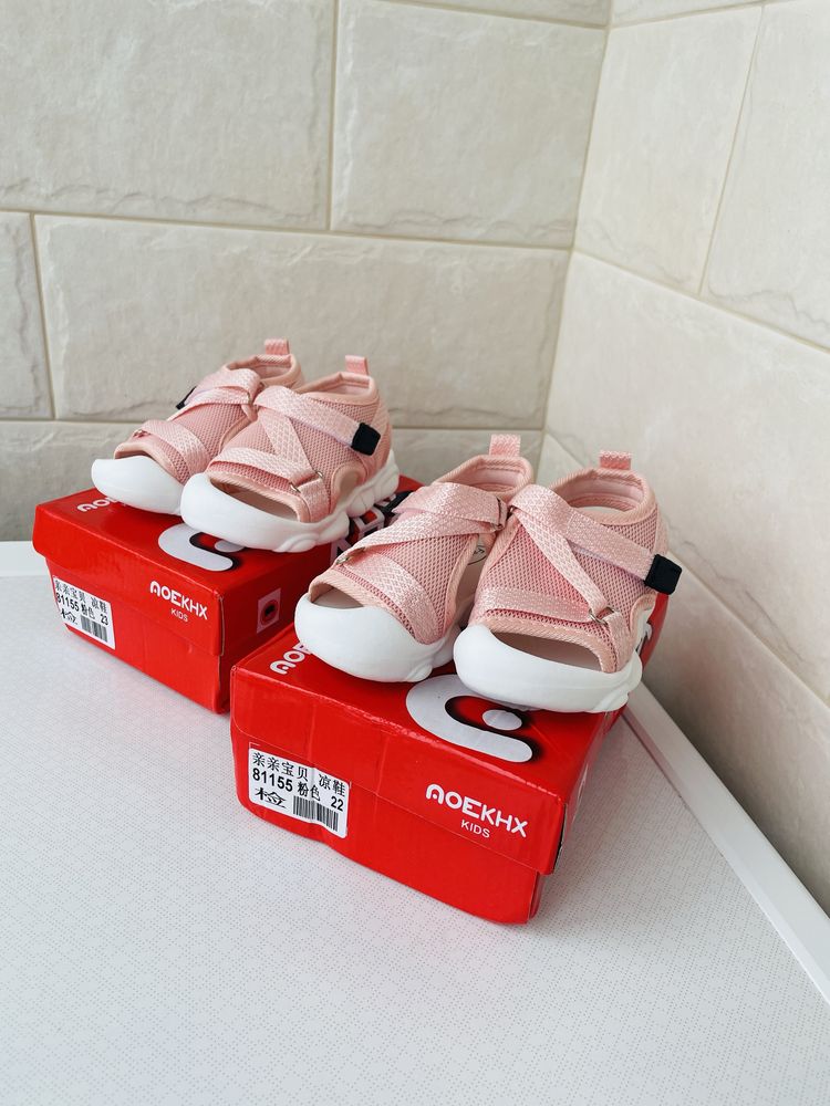 Босоніжки 14,5 15 см взуття на літо босоножки обувь на лето рожеві