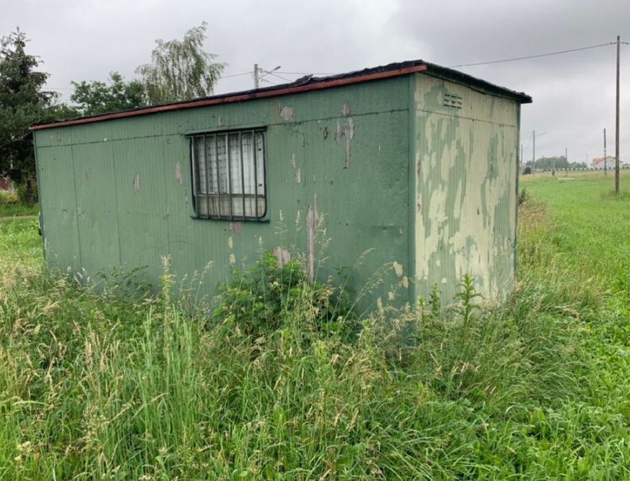 Buda pakamera drewutnia garaż na budowe zabudowa 417cm 6mx8mx3hm