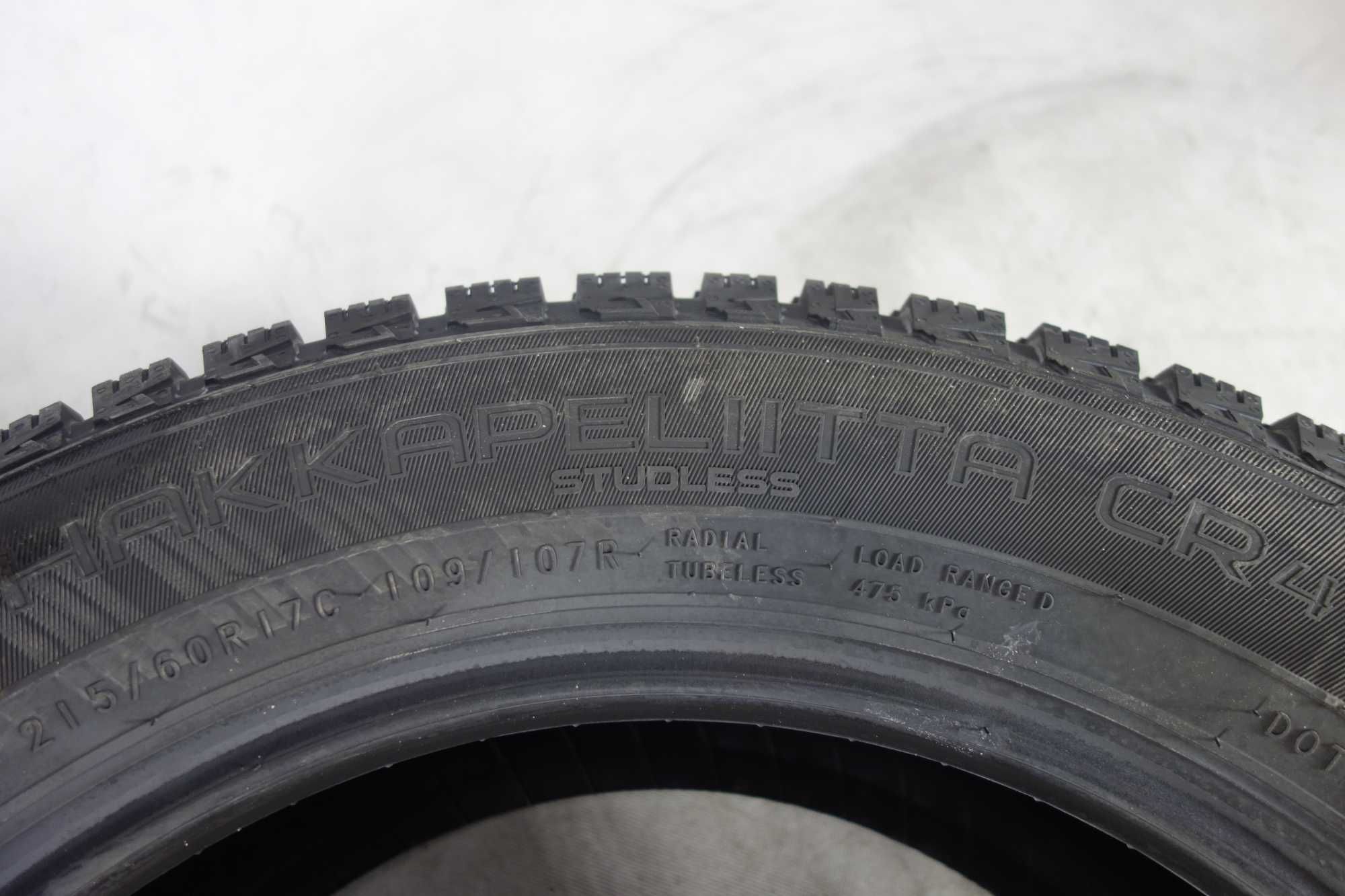 NOWE Opony zimowe 215/60/17C - NOKIAN Hakkapeliitta CR4