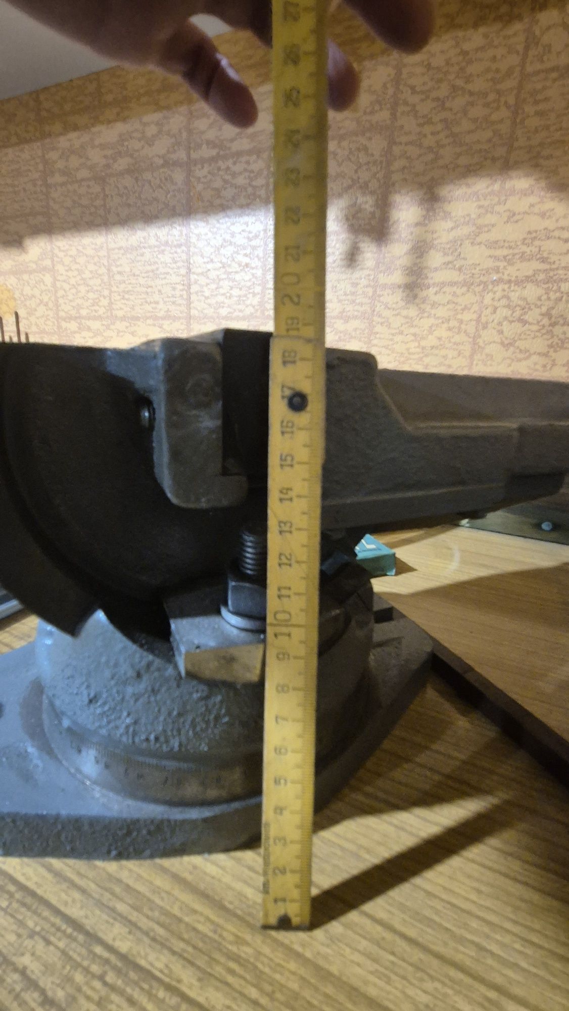 Imadło maszynowe 125 mm kołyskow frezarka Tokarka Bizon uchylno obroto