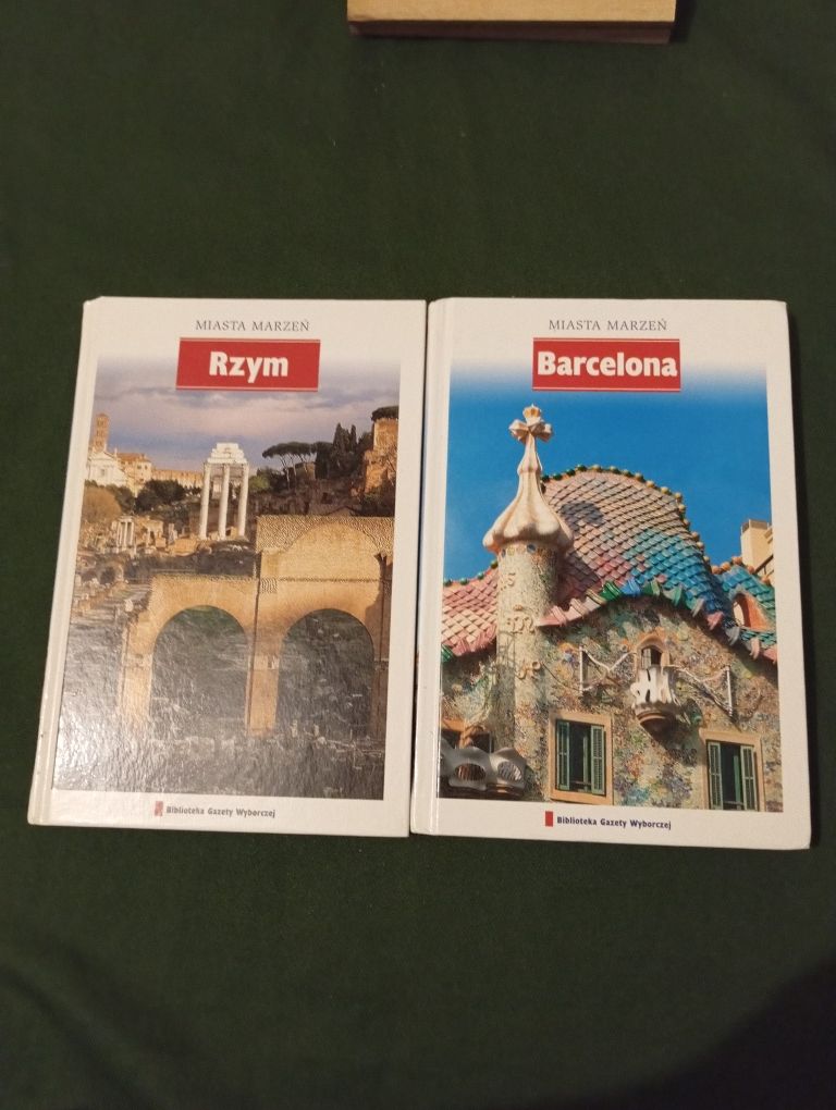 Rzym i Barcelona zestaw książek w