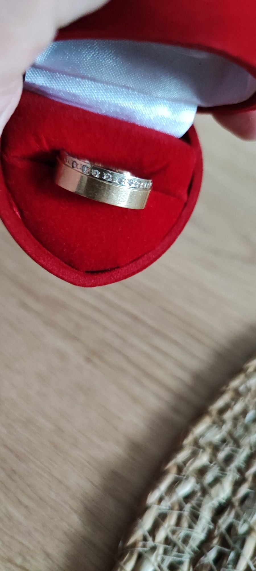 Obrączka złota 14 k