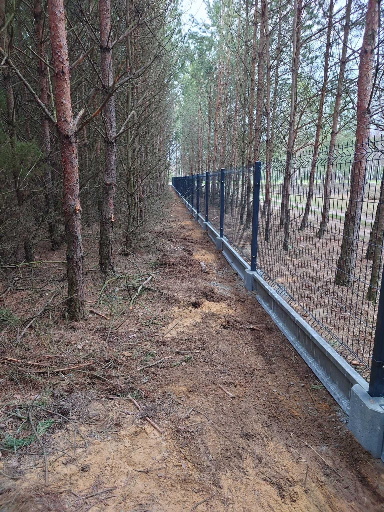 ogrodzenia ogrodzenie panelowe panele słupki brama furtka płot palety