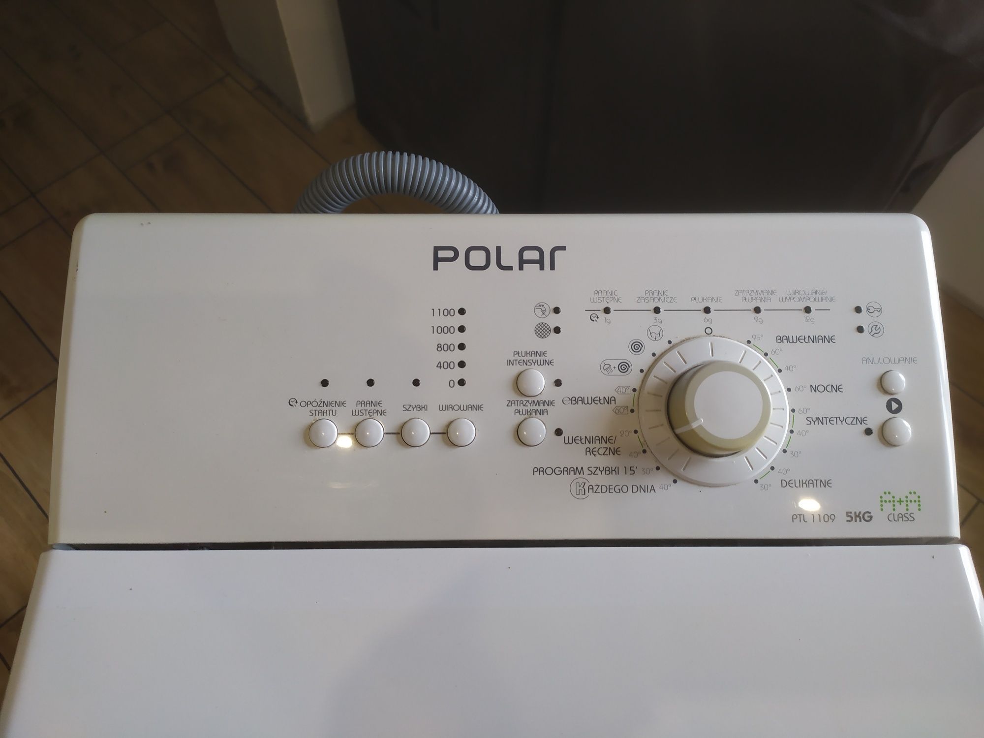 Pralka POLAR PTL 1109 5kg górny wsad