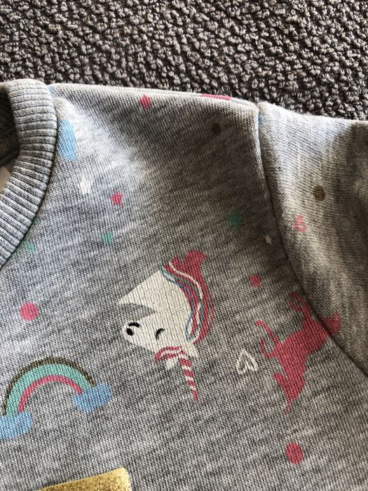Bluza z Unicorns i tęczą rozm 86/92