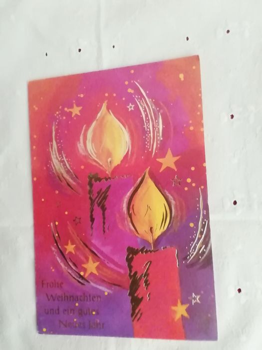 Postal de Natal, alemão