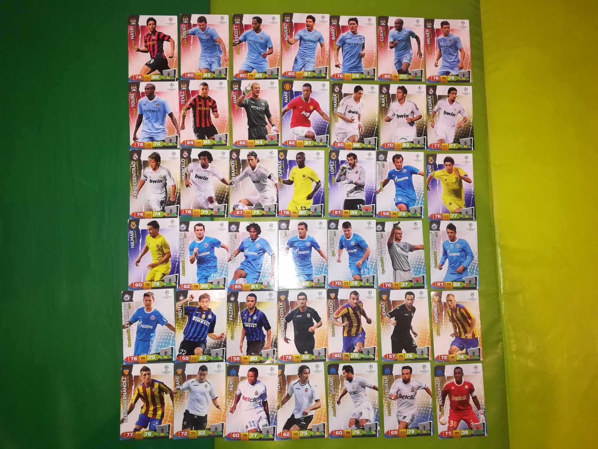 Karty piłkarskie Panini Champions League 11/12