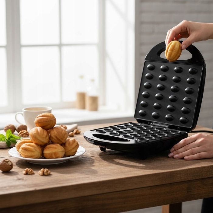 OPIEKACZ DO ORZESZKÓW Ciastek 24szt Forma do pieczenie ELEKTRYCZNY