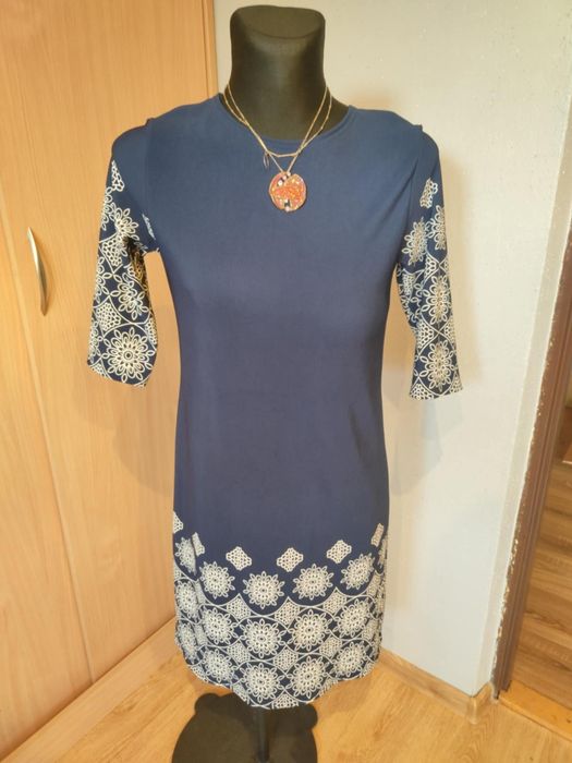 Sukienka damska granatowa