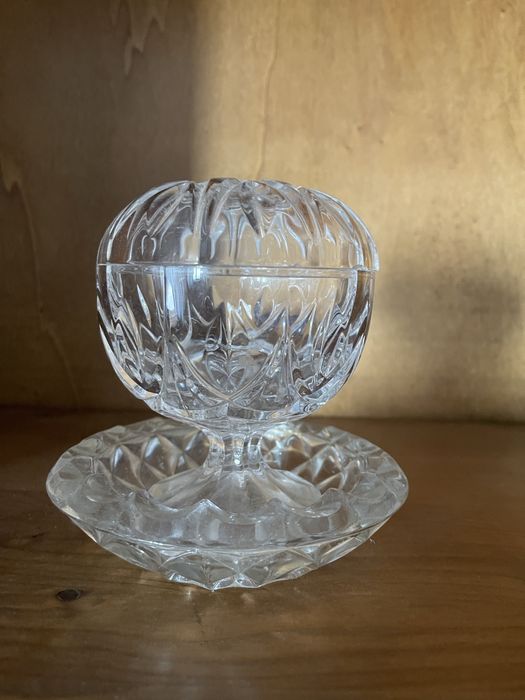 Pote decorativo de vidro