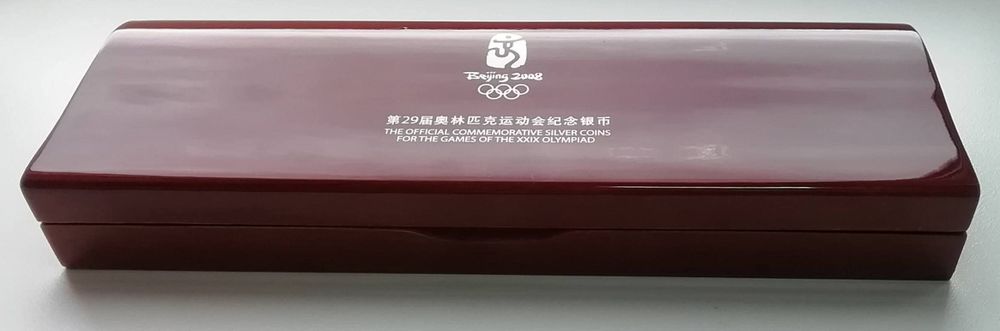 Китай набір 10 юань (4 шт.) 2008р. СРІБЛО. Пекін. Олімпійські ігри.