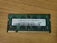Ram DDR2 512 MB do laptopów
